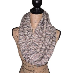 Loft Multicolor Knit Infinity Scarf‎ New